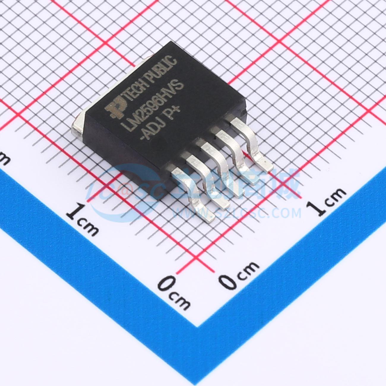 DC-DC电源芯片 LM2596HVS-ADJ TO-263-5 原装正品 电子元器件配单