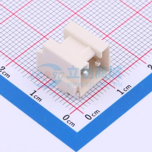 线对板针座 L396VH-02PW SMD,P=3.96mm 1x2P 卧贴 电子元器件配单