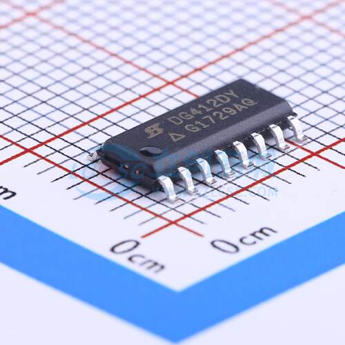模拟开关/多路复用器 DG412DY-E3 SOIC-16 原装 电子元器件配单