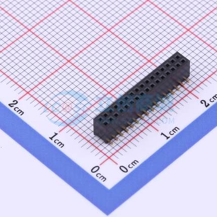 排母 X1321FVS-2x16-C43D48 SMD,P=1.27mm 2x16P 方孔 电子元器件