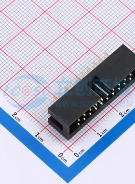 连接器 B190-120A0ASBE1 插件,P=2.54mm 2x10P 简牛座