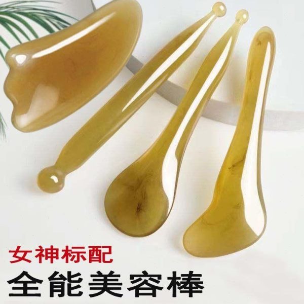 眼部拨筋棒护肤眼部脸部按摩美容院神器面部疏通刮痧板穴点美容