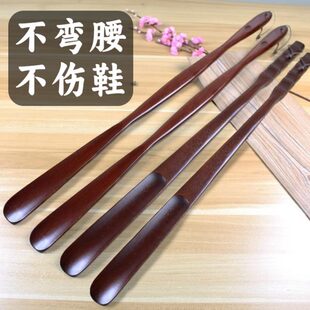 拔子不加长扒木质神器腰器科弯孕妇家用 提鞋 长柄鞋 穿实木鞋 木鞋