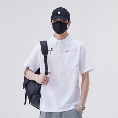 高端polo衫男款多色2025夏季潮牌翻领polo商务短袖男