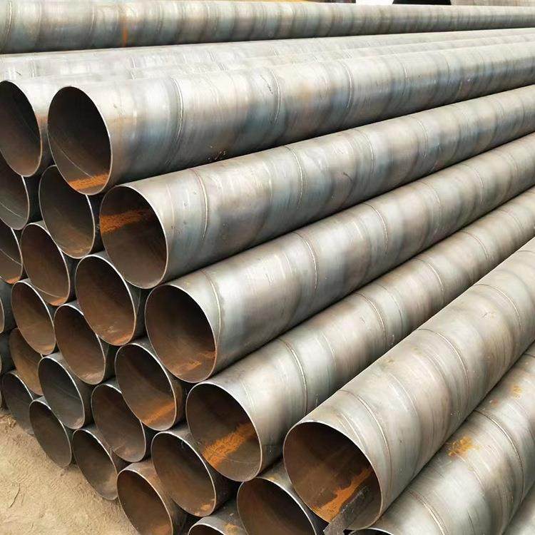 大口径螺旋钢管双面埋弧焊螺旋钢管直缝焊接打桩污水处理厚壁钢管