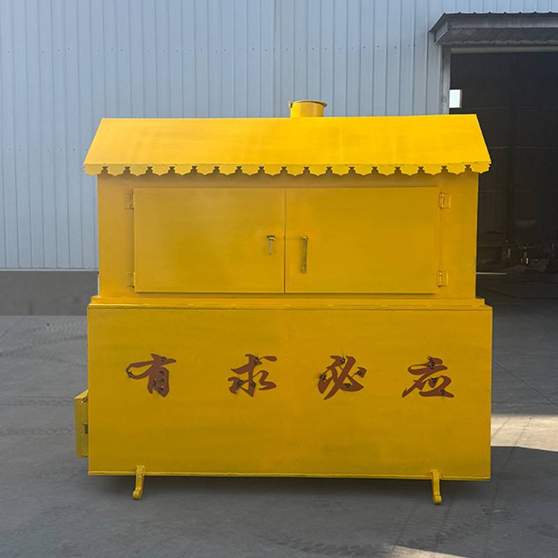 无烟元宝炉焚金炉纸钱元宝焚烧炉道观寺庙宗银色焚金炉化宝炉