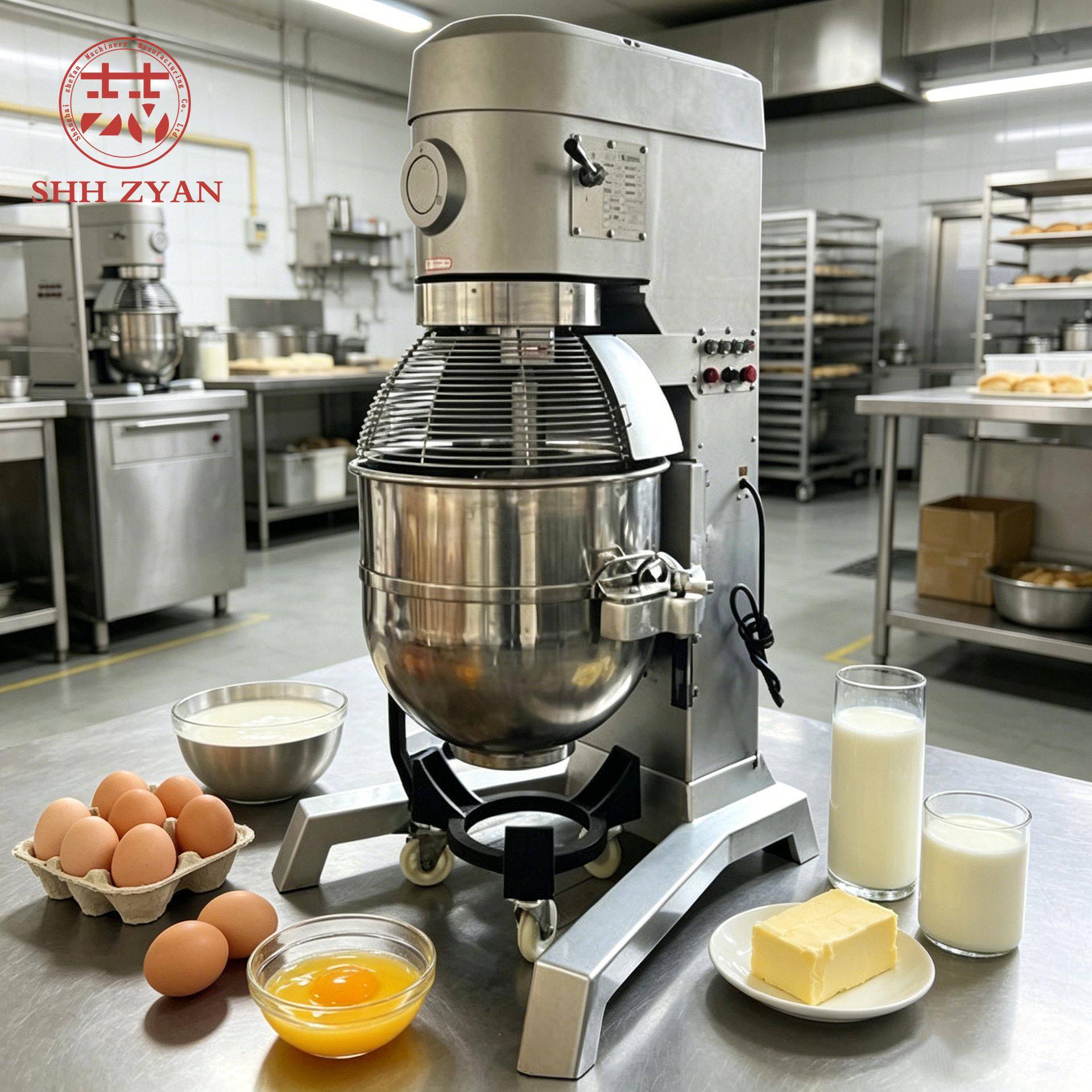 125L大型食品搅拌机 全自动和面拌馅一体机 中央厨房烘焙搅拌机