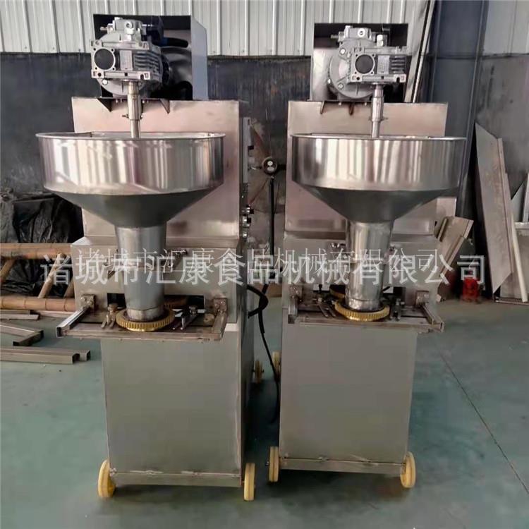 生产双电机肉丸成型成套设备 实心鸡肉丸火锅丸子全套流水线