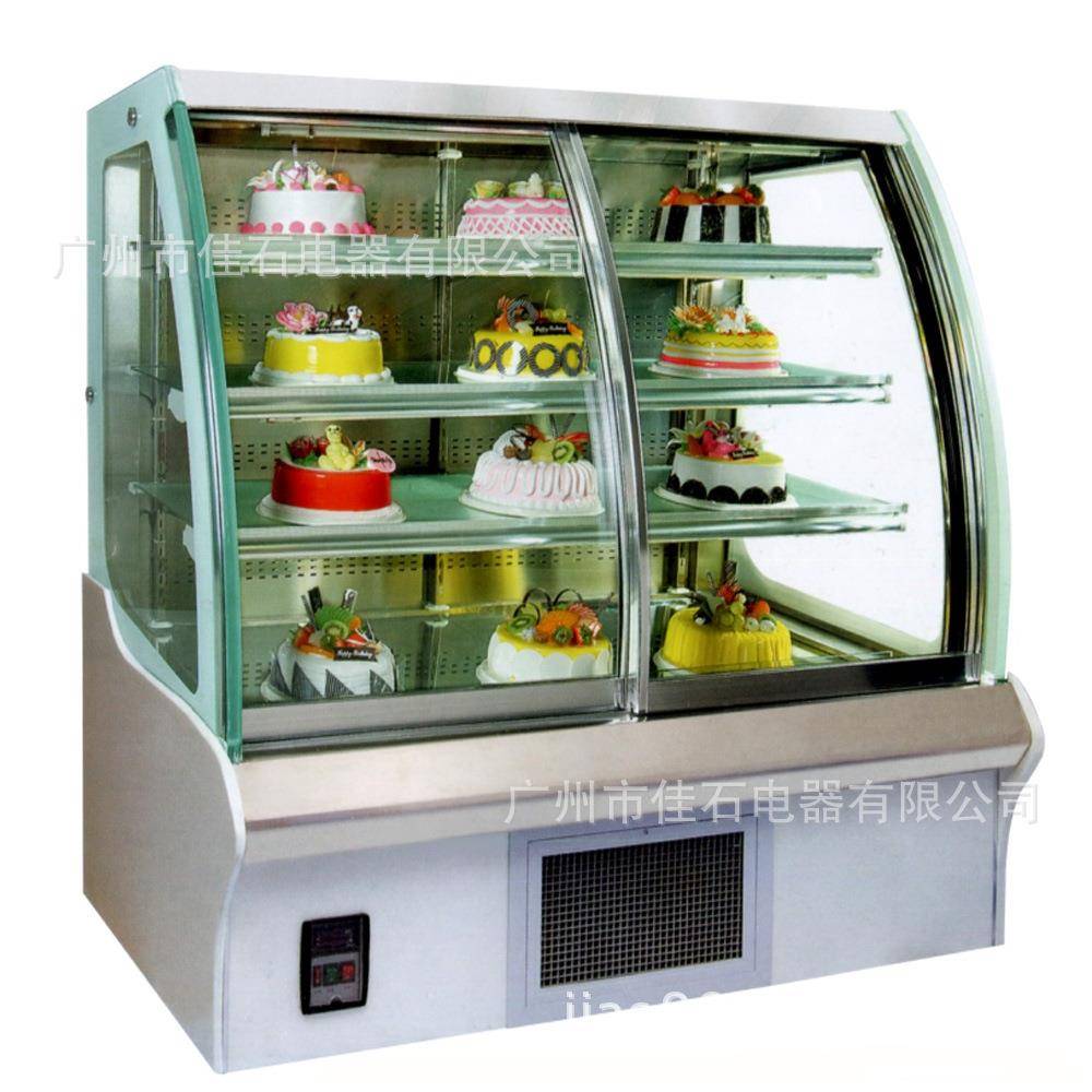厂家新款 圆弧前开门巧克力柜 糕点冷藏展示柜 110V 蛋糕展示柜