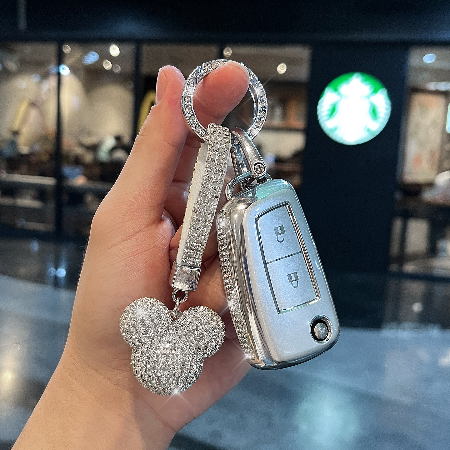 适用日产奇骏轩逸钥匙套壳扣