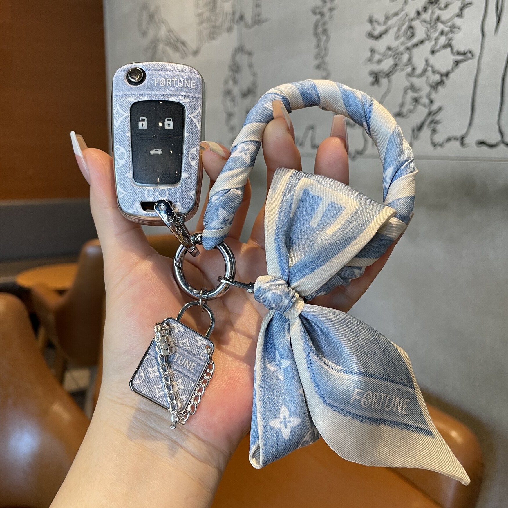 适用21款别克英朗钥匙套2019款英朗gt车内装饰用品大全17英朗xt壳