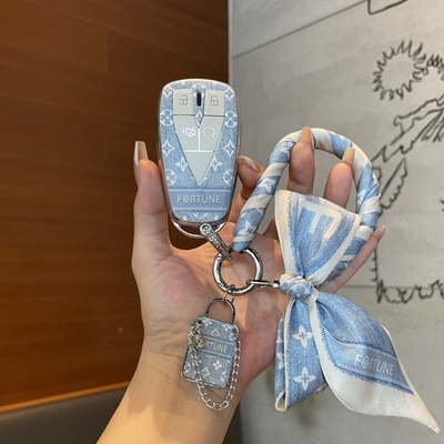 适用长安x5plus钥匙套cs75plus逸动x7逸达55cs35扣univ欧尚z6unit