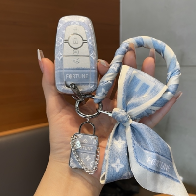 林肯钥匙套冒险家Z航海家飞行家壳MKZ MKC领航员汽车钥匙套高档扣