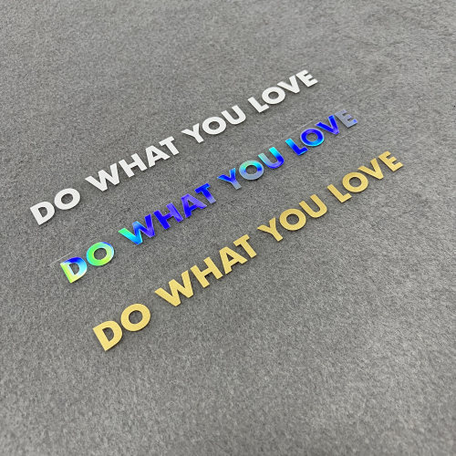 个性英文拉花DO WHAT YOU LOVE我汽车身电动摩托车头盔三角窗贴纸