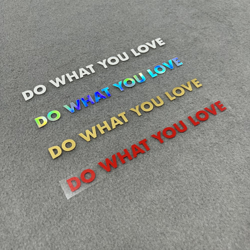 DO WHAT YOU LOVE英文汽车车贴车窗后挡风玻璃车门装饰防水贴纸