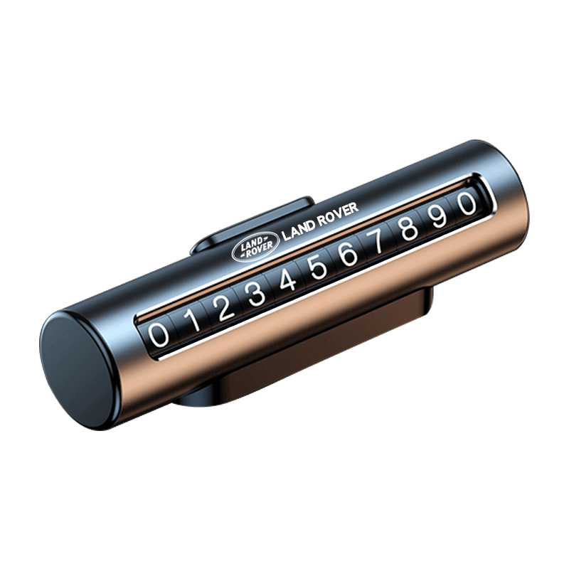 路虎临时停车号码牌无需贴号