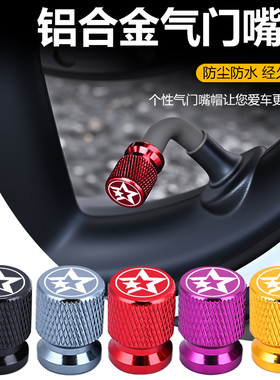 适用于启辰D60大V星VX6/T70/T60/T90汽车铝合金气门嘴芯盖防尘帽