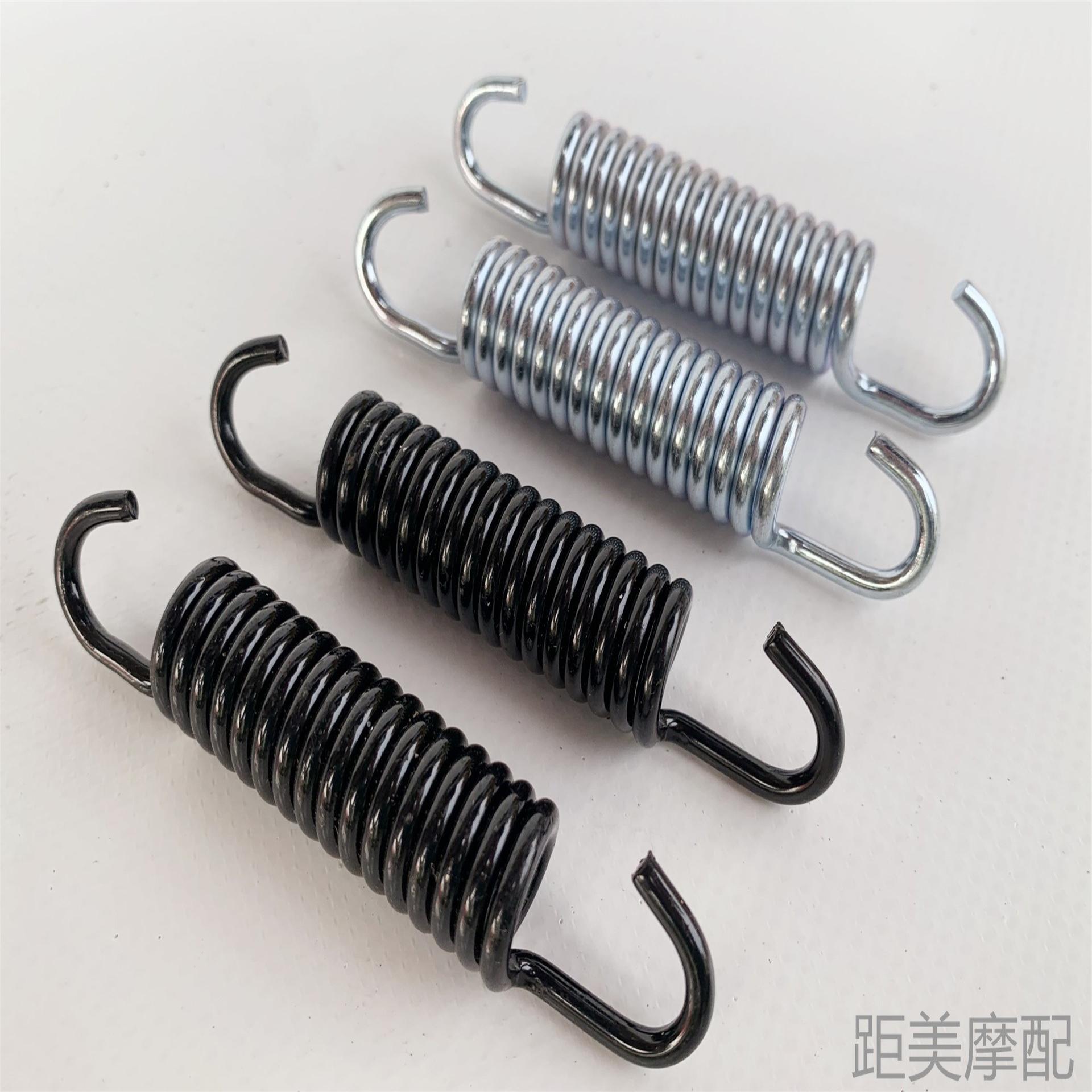 电动车摩托车脚撑弹簧停车架弹簧停车脚弹簧踏板车双脚撑拉簧包邮