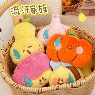 饰公仔包别针趣味毛绒娃娃 创意情侣可爱美食胸针玩偶少女心百搭装