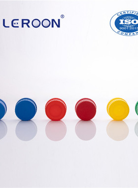 GL45蓝 红 黄 绿色丝口试剂瓶盖 蜀牛瓶盖 流动相瓶盖 45口塑料盖 耐高温 替代肖特进口盖 PP瓶盖 可二次加工