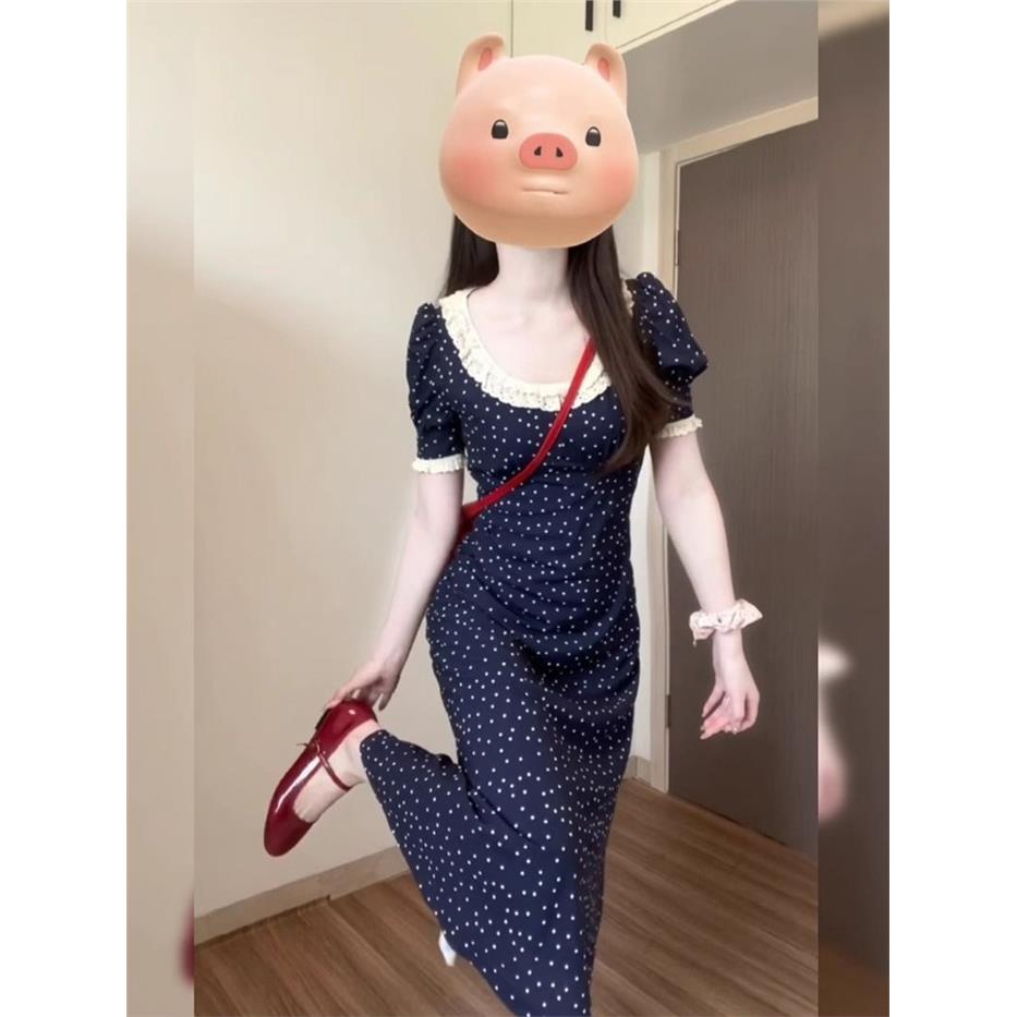 夏日绝美出游穿搭蓝色碎