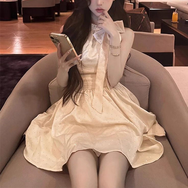 夏季新款甜美法式纯欲辣
