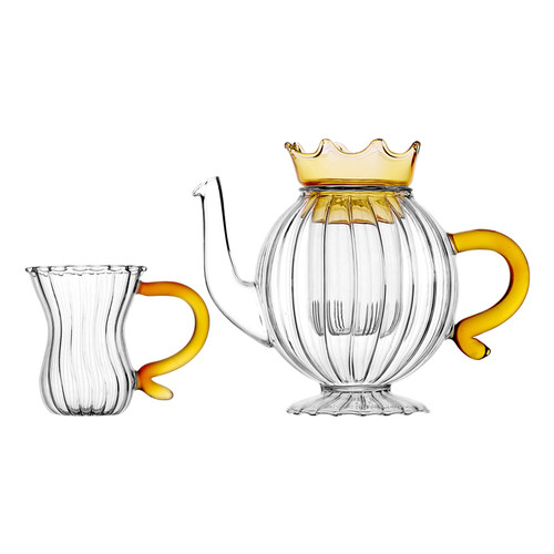 wvii花茶壶创意皇冠造型