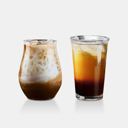 复古玻璃杯美式ins网红餐厅