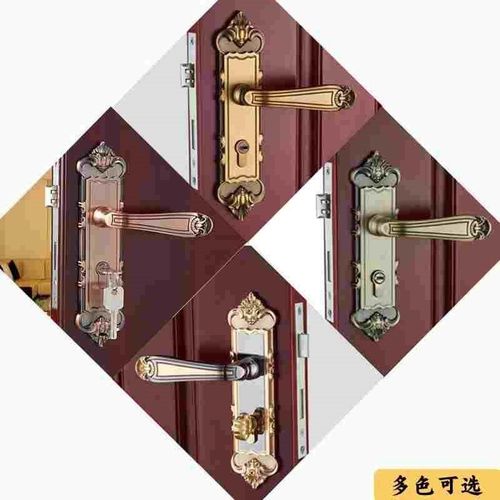 欧式复古房门锁 家用通用型卧室木门锁室内静音执手实木门锁换锁