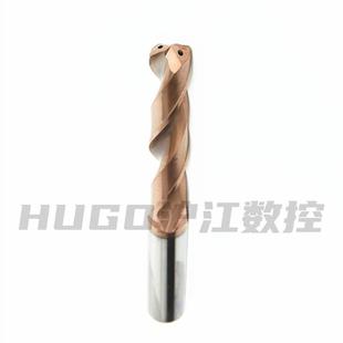 整体硬质合金带孔镀层涂层钨钢钻头HRC60内冷钻8.6 8.7 8.8 8.9