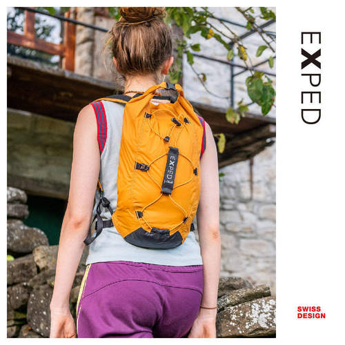 瑞士EXPED CloudBurst防水背包户外玩水溯溪轻量骑行15L小双肩包