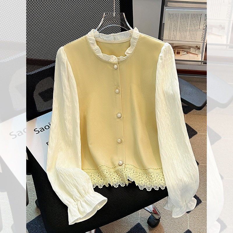 独特漂亮巨好看衬衫女款2026新款春装爆款小衫轻奢高级感减龄上衣