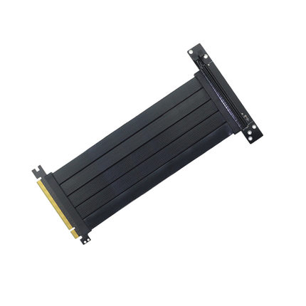 显卡延长转接线PCIE 3.0 4.0 x16竖装显卡直角90度转接线扩展卡