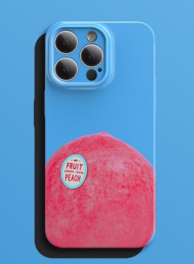 桃子iPhone16手机壳15Promax苹果14套13夏日小清新12多巴胺11全包防摔x小众趣味xr创意个性xs新款8plus适用7p