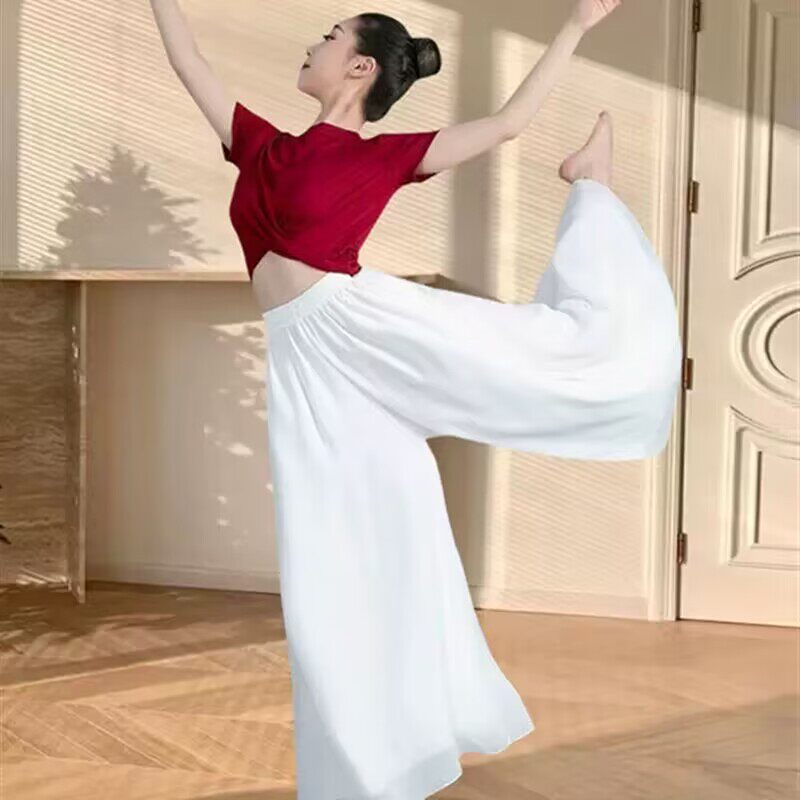 真丝桑蚕丝休闲裤广场舞裤子裙防休闲裤