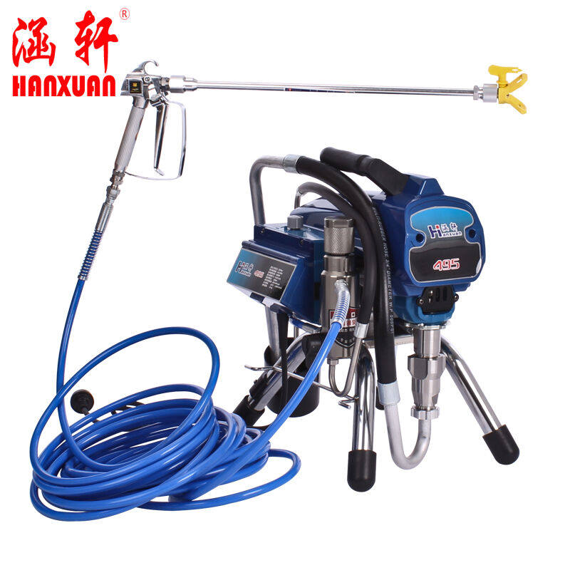 涵轩电动柱塞高压无气喷涂机喷乳胶漆喷漆机油漆涂料喷涂机全自动