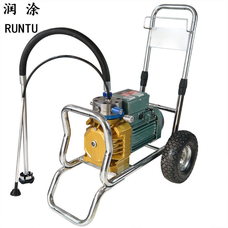 润涂电动隔膜式高压无气喷涂机喷乳胶漆内外墙涂料无气喷涂机油漆