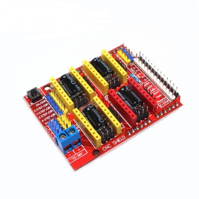 新品 cnc shield v3 雕刻机扩展板 3D打印机 A4988驱动板