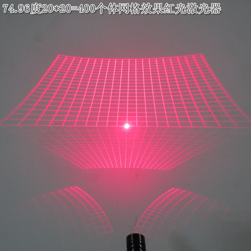 74.96度20*20=400个立体网格效果红光绿光蓝光激光器镭射定位灯头