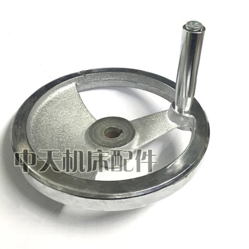 车床铁手轮/铸铁镀铬手轮C6132BA1广州/南方/三环/珠江车床配件