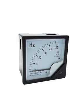 6C2指针式变频器直流频率表赫兹表0-50Hz输入0-10V 4-20mA 0-20mA