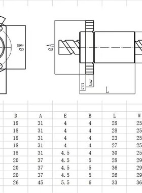 滚珠丝杠丝杆SFK BSHR0601 0801x 0802.5 1002 1004 1202 14 1602