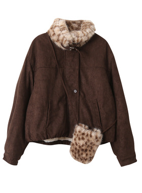 【暖冬~】美拉德麂皮绒外套女冬加厚保暖高级感宽松拉链夹克11053