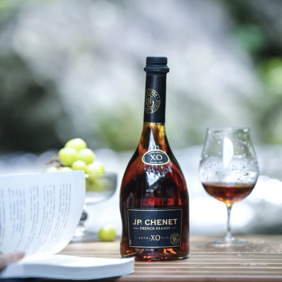 法国原瓶原装进口JP.CHENET香奈XO白兰地40度洋酒700ml上海可闪送
