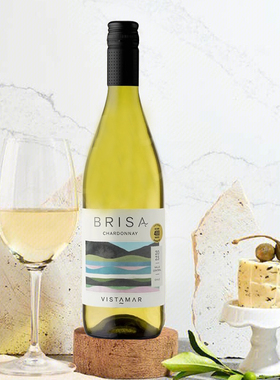 智利原瓶进口VISTAMAR Brisa维斯特玛霞多丽 长相思白葡萄酒750ml