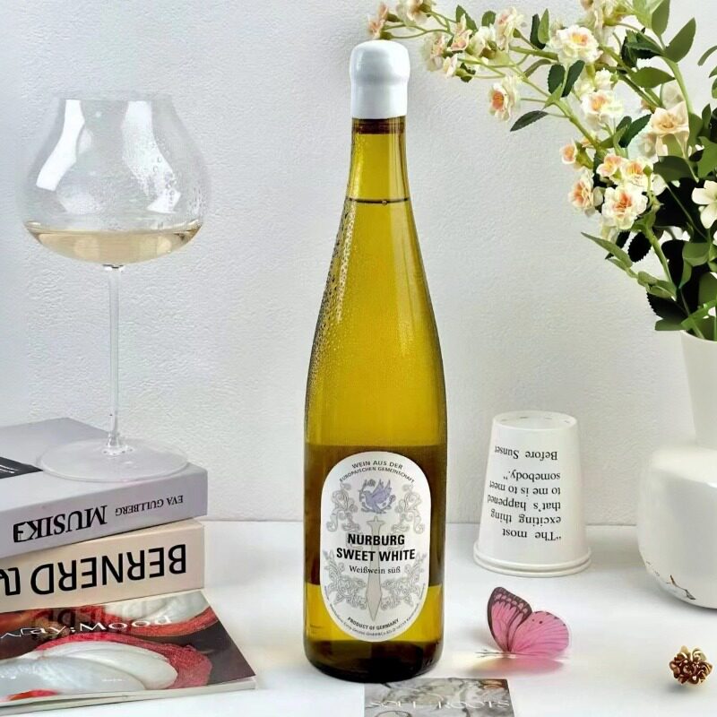 德国进口莱茵黑森尼尔堡蓝鸟雷司令混酿甜白葡萄酒Riesling口腊封