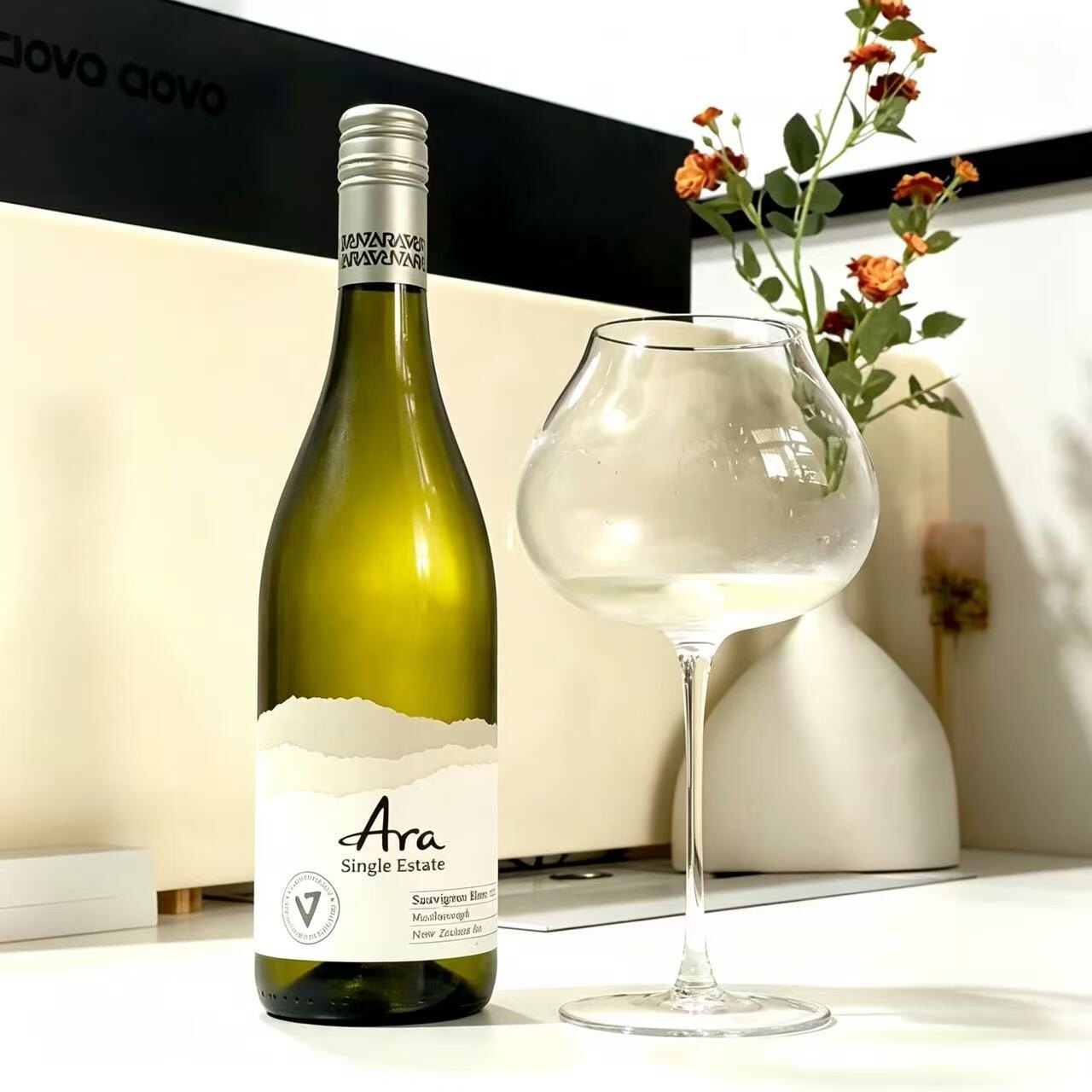 新西兰百香果ARA马尔堡长相思原瓶进口干白葡萄酒750ml全新包装