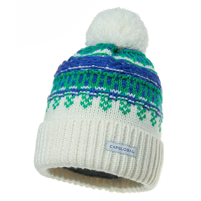 冠戒户外秋冬保暖穿搭厚保暖羊毛线户外滑雪跑步日常露营抓绒帽子