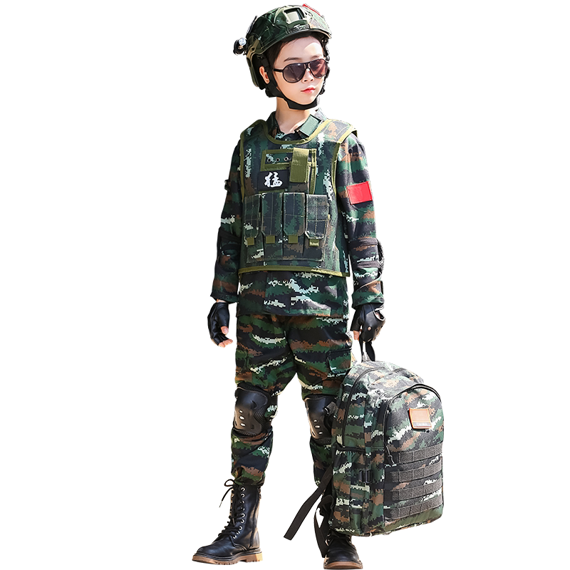 儿童迷彩服特种兵套装装备齐全