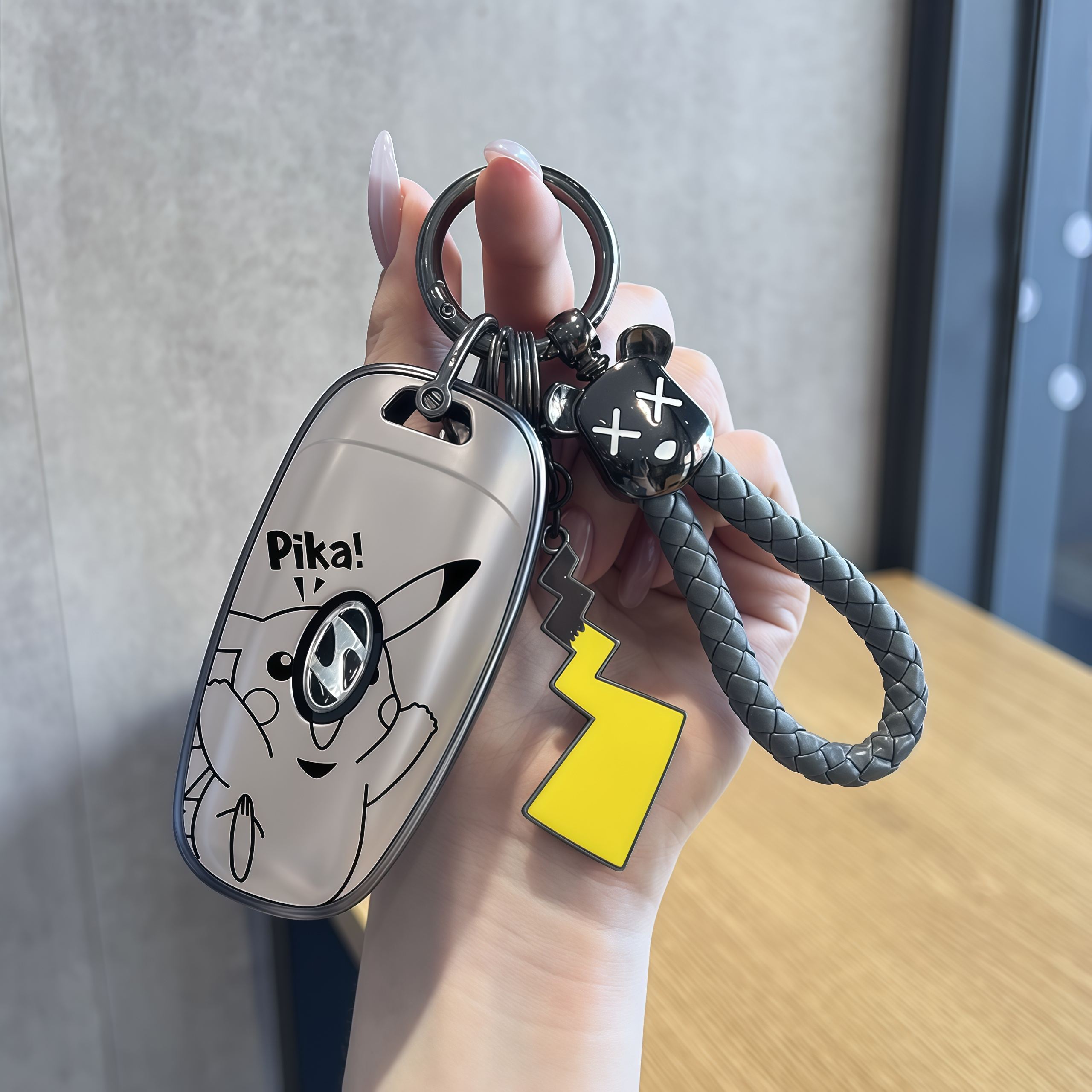 适用于途胜L钥匙套北京现代途胜L精英豪华版汽车包扣壳高档男女